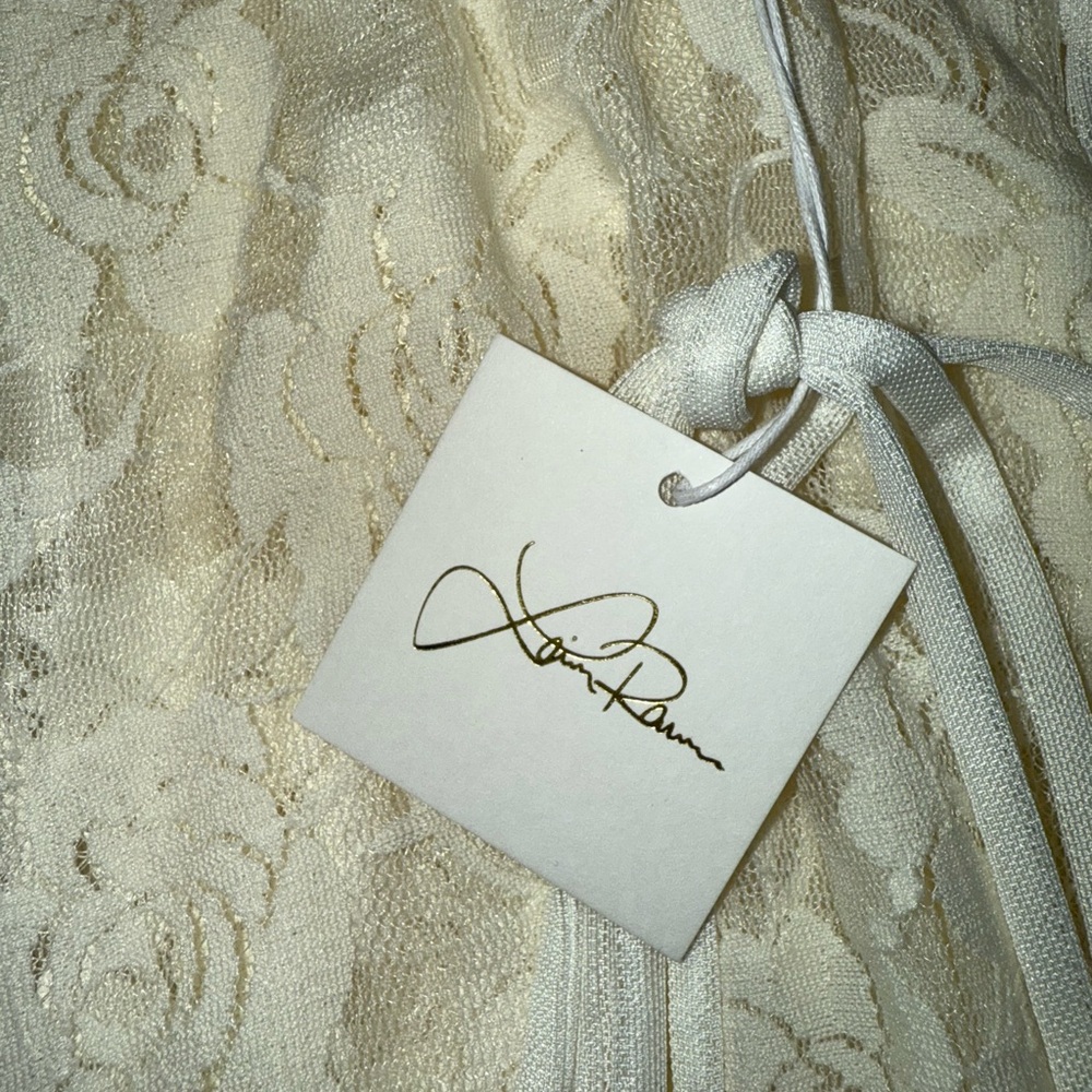 Elegant Cream Lace Pants - Picture 2 of 4